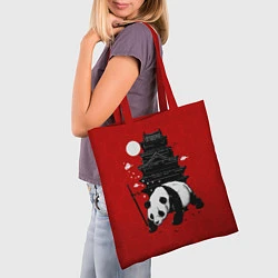 Сумка-шопер Panda Warrior, цвет: 3D-принт — фото 2