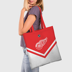 Сумка-шопер NHL: Detroit Red Wings, цвет: 3D-принт — фото 2