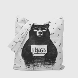 Сумка-шопер Bear Hugs, цвет: 3D-принт