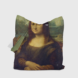 Сумка-шопер Мона Лиза, цвет: 3D-принт