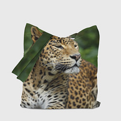 Сумка-шопер Лик леопарда, цвет: 3D-принт