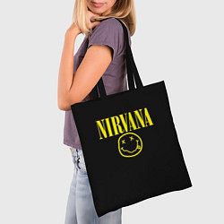 Сумка-шопер Nirvana Rock, цвет: 3D-принт — фото 2