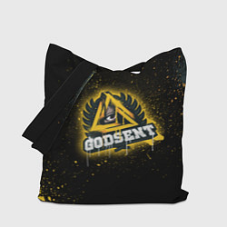 Сумка-шопер Godsent: Black collection, цвет: 3D-принт