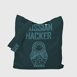 Сумка-шопер Русский хакер, цвет: 3D-принт