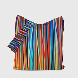 Сумка-шопер Colored stripes, цвет: 3D-принт
