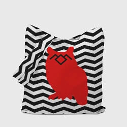 Сумка-шопер Twin Peaks Owl, цвет: 3D-принт