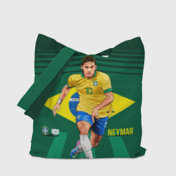 Сумка-шопер Neymar Brazilian, цвет: 3D-принт