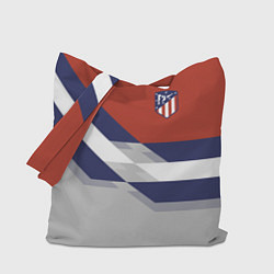 Сумка-шопер Atletico FC: Grey style, цвет: 3D-принт