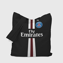 Сумка-шопер PSG FC: Black 2018, цвет: 3D-принт