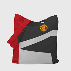 Сумка-шопер FC Manchester United: Sport Geometry, цвет: 3D-принт