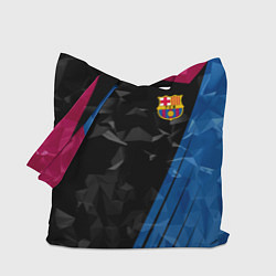Сумка-шопер FC Barcelona: Abstract, цвет: 3D-принт