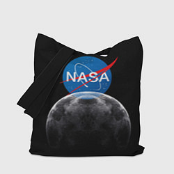 Сумка-шопер NASA: Moon Rise, цвет: 3D-принт