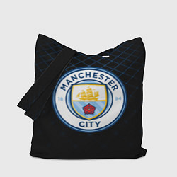 Сумка-шопер FC Manchester City: Blue Lines, цвет: 3D-принт
