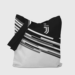 Сумка-шопер FC Juventus: B&W Line, цвет: 3D-принт