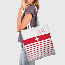 Сумка-шопер Швейцария - форма, цвет: 3D-принт — фото 2
