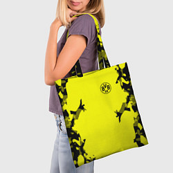Сумка-шопер FC Borussia Dortmund: Yellow Original, цвет: 3D-принт — фото 2