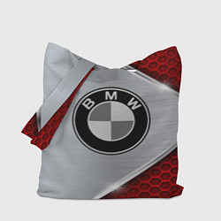 Сумка-шопер BMW: Red Metallic, цвет: 3D-принт