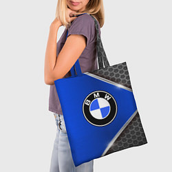 Сумка-шопер BMW: Blue Metallic, цвет: 3D-принт — фото 2