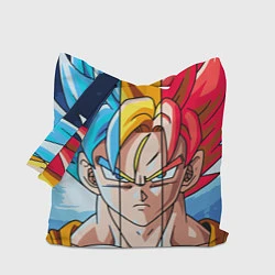 Сумка-шопер Colour Goku, цвет: 3D-принт