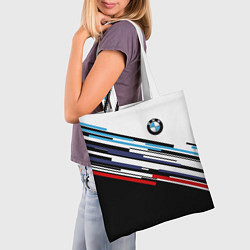 Сумка-шопер BMW BRAND COLOR БМВ, цвет: 3D-принт — фото 2