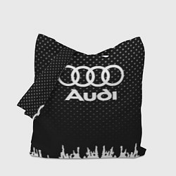 Сумка-шопер Audi: Black Side, цвет: 3D-принт