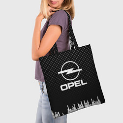 Сумка-шопер Opel: Black Side, цвет: 3D-принт — фото 2
