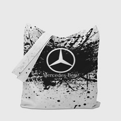 Сумка-шопер Mercedes-Benz: Black Spray, цвет: 3D-принт
