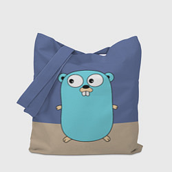 Сумка-шопер Golang, цвет: 3D-принт