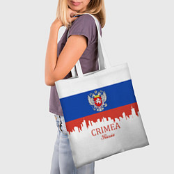 Сумка-шопер Crimea, Russia, цвет: 3D-принт — фото 2