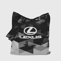 Сумка-шопер Lexus sport geometry, цвет: 3D-принт