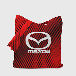Сумка-шопер Mazda: Red Carbon, цвет: 3D-принт