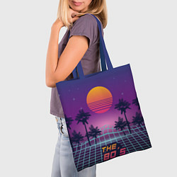 Сумка-шопер The 80s Beach, цвет: 3D-принт — фото 2