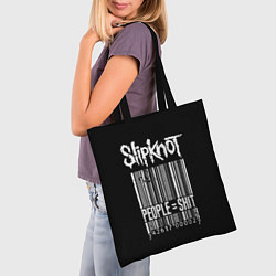 Сумка-шопер Slipknot: People Shit, цвет: 3D-принт — фото 2