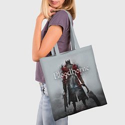 Сумка-шопер Bloodborne: Hell Knight, цвет: 3D-принт — фото 2