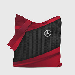 Сумка-шопер Mercedes Benz: Red Sport, цвет: 3D-принт