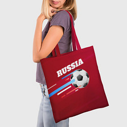 Сумка-шопер Russia Football, цвет: 3D-принт — фото 2