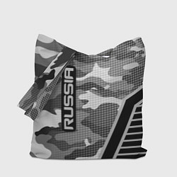 Сумка-шоппер Russia: Grey Camo