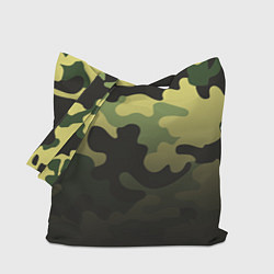 Сумка-шопер Военный камуфляж, цвет: 3D-принт