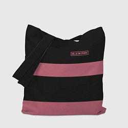 Сумка-шопер Black Pink: Logo, цвет: 3D-принт