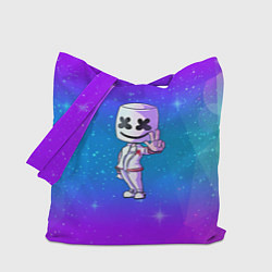 Сумка-шопер Marshmello: Spaceman, цвет: 3D-принт