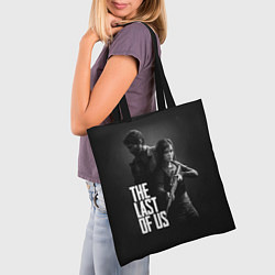 Сумка-шопер The Last of Us: Black Style, цвет: 3D-принт — фото 2