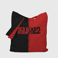 Сумка-шопер RDD 2: Black & Red, цвет: 3D-принт