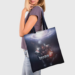 Сумка-шопер Mass Effect 3, цвет: 3D-принт — фото 2