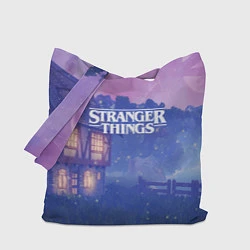 Сумка-шопер Stranger Things: Magic House, цвет: 3D-принт