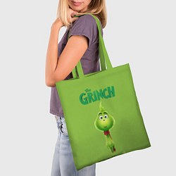 Сумка-шопер The Grinch, цвет: 3D-принт — фото 2
