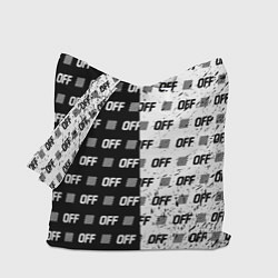 Сумка-шоппер Off-White: Black & White