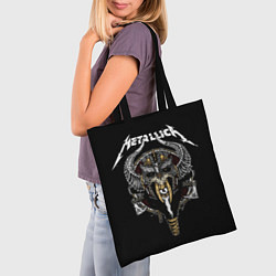 Сумка-шопер Metallica: Hard Metal, цвет: 3D-принт — фото 2