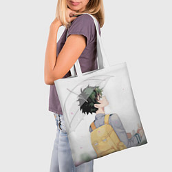 Сумка-шопер Дождь, цвет: 3D-принт — фото 2