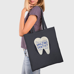 Сумка-шопер Amazing Dentist, цвет: 3D-принт — фото 2