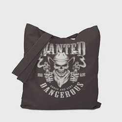 Сумка-шопер Wanted Dangerous, цвет: 3D-принт